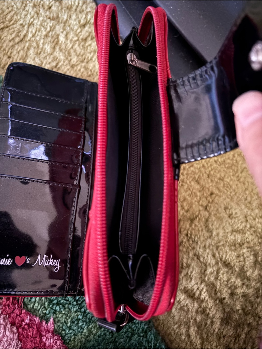 Disney wallet like new good condition has zippers and snap closure